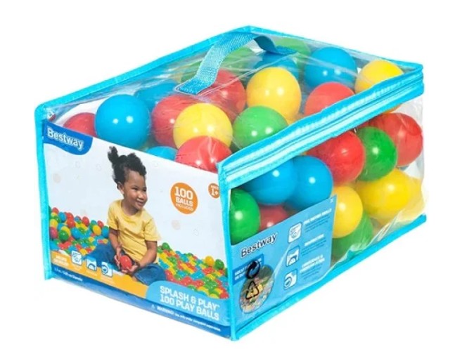 Bestway Splash & Play 100 Play Balls - 52648