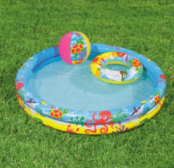 Bestway Play Pool 3-in-1 Set, 1.22m x 20cm - 51124 - Image 2