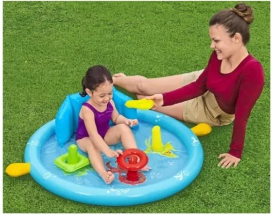 Bestway Lil' Seashapes Baby Pool 1.15m X 89cm X 76cm - 52568 - Image 2