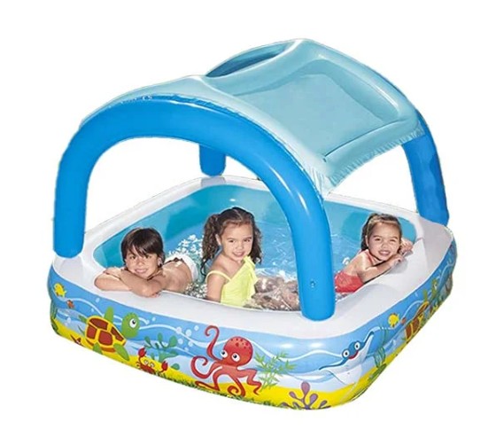 Bestway Canopy Play Pool, 1.40m x 1.40m x 1.14m - 52192