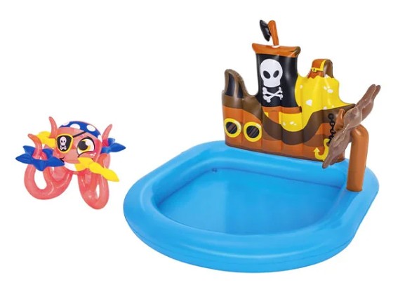 Bestway Tugboat Play Paddling Pool, 1.4m x 1.3m x 1.04m - 52211